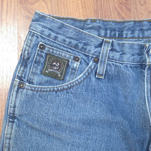 Cinch Green Label Relaxed Fit Workwear Mid Rise Blue Denim Jeans Mens 33x32 - Picture 10 of 12